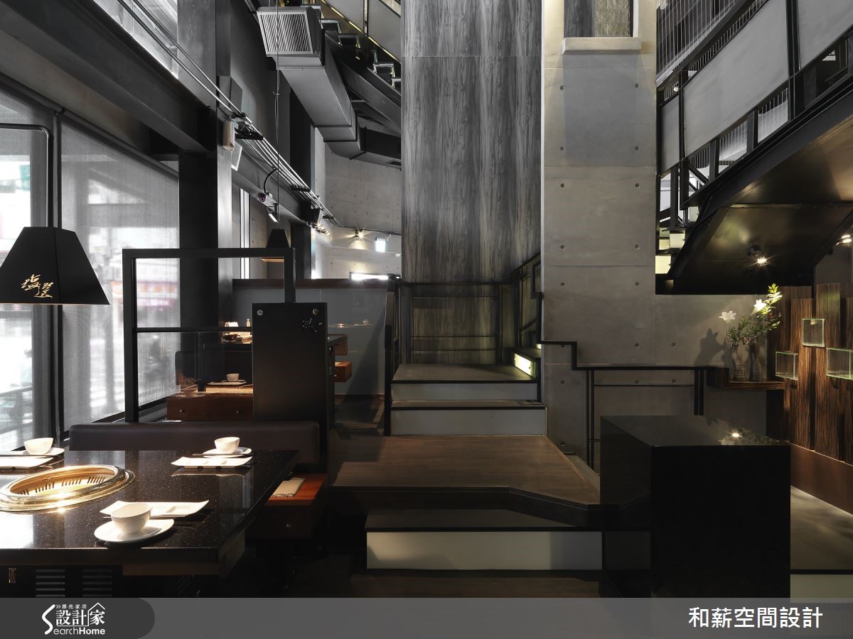 流露自然韻味，混搭日式禅风的餐饮空間