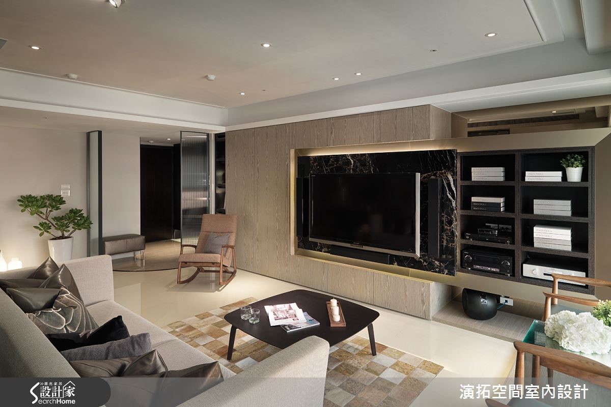 结合东方人文质调，三代共融的舒适现代宅