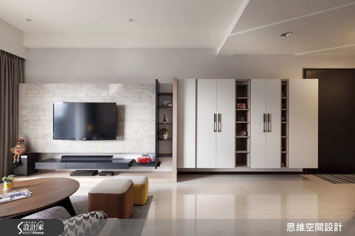 轻浅色调与质感家具，净白轻盈的北欧宅