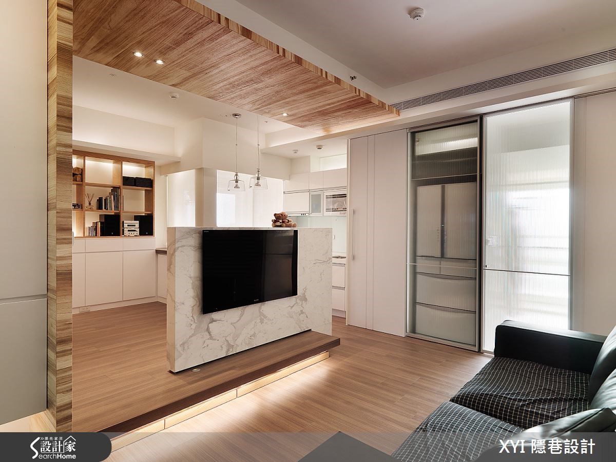 整合客餐厅格局，47平也有两房及更衣室