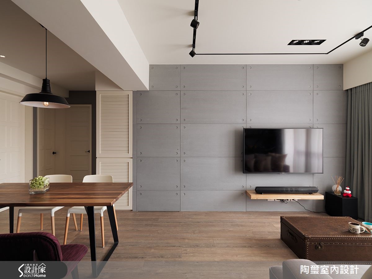 Loft风的自然质感，打造3室2厅的清爽居宅