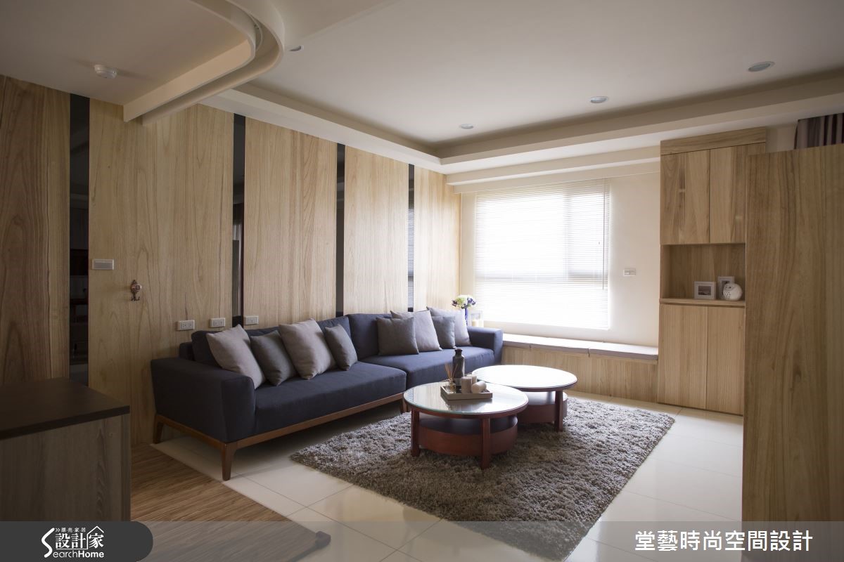 双客厅设计不显小，展现简约宅的开阔气度