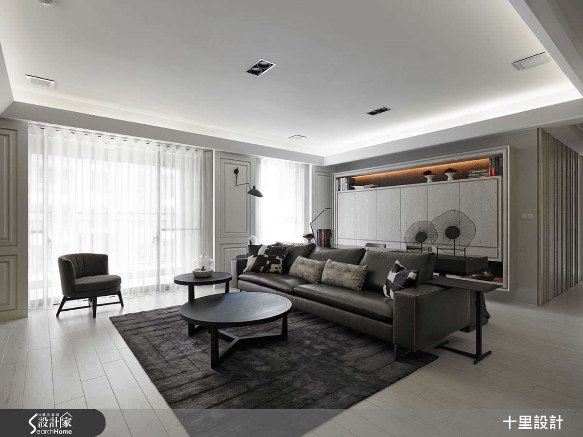 细节藏在黑白基调，住进轻奢现代宅