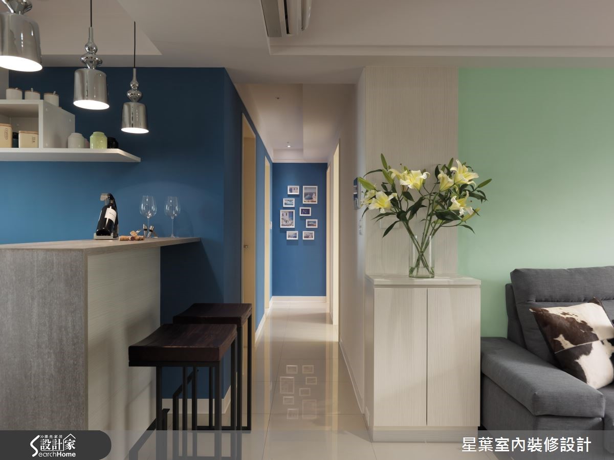 以轻盈色调，打造宽敞鲜明新婚宅