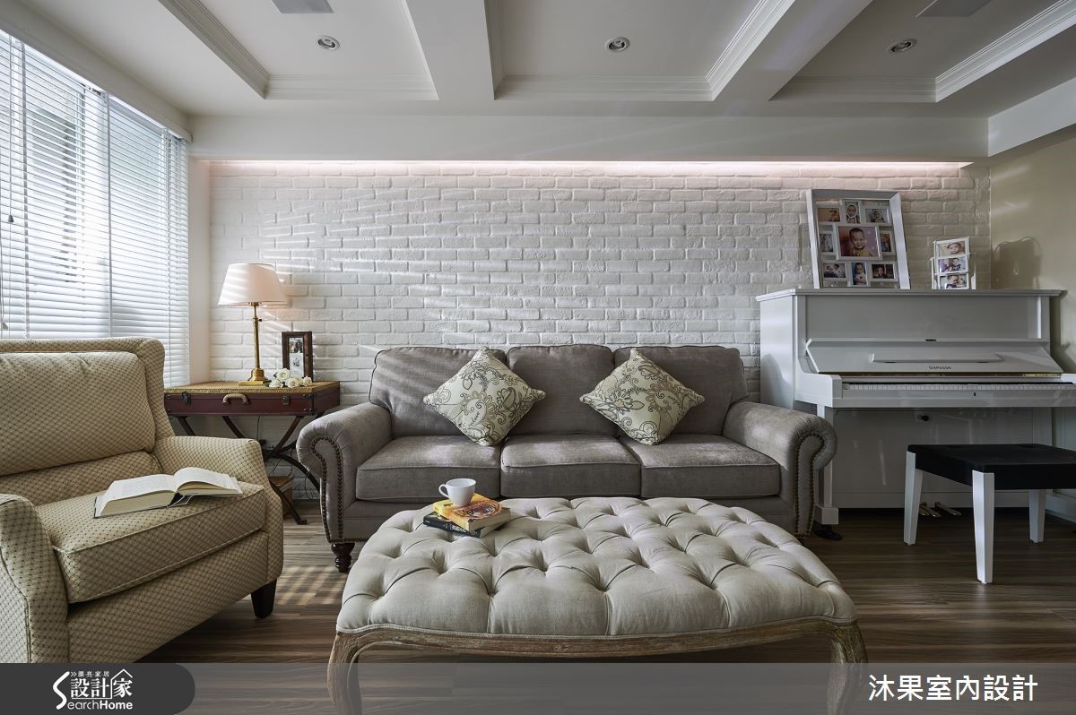 复古砖和家具混搭运用，老屋重展美式韵味