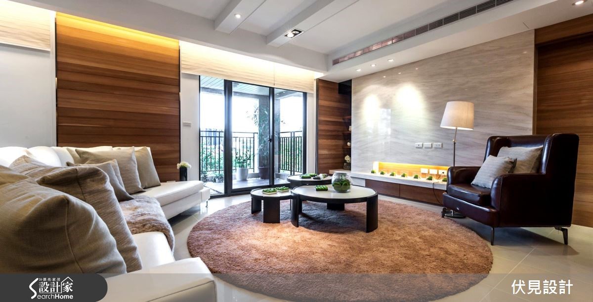 石材、黑镜和立体木纹，自然宅增添大器范