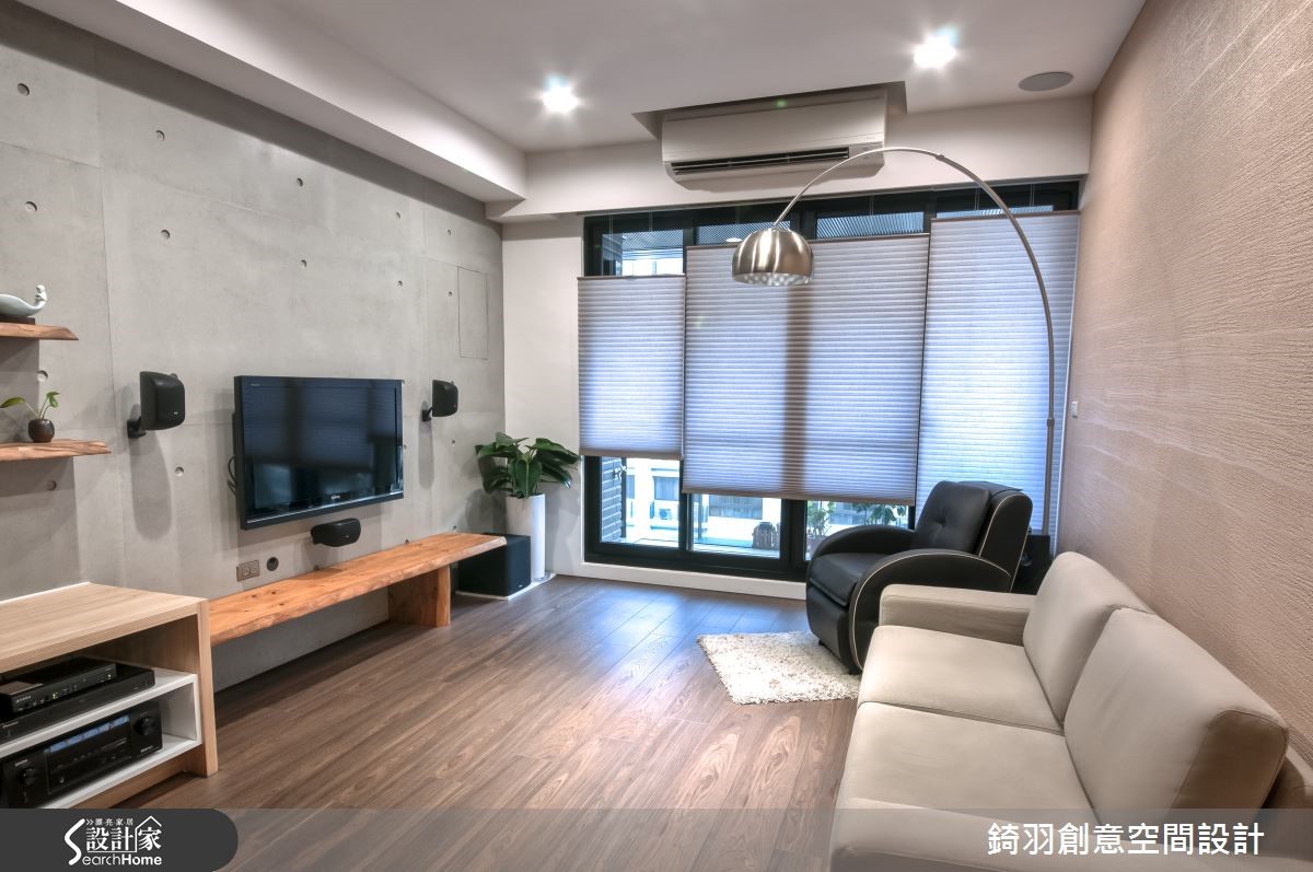 注入自然材质，造83平的簡約質感宅