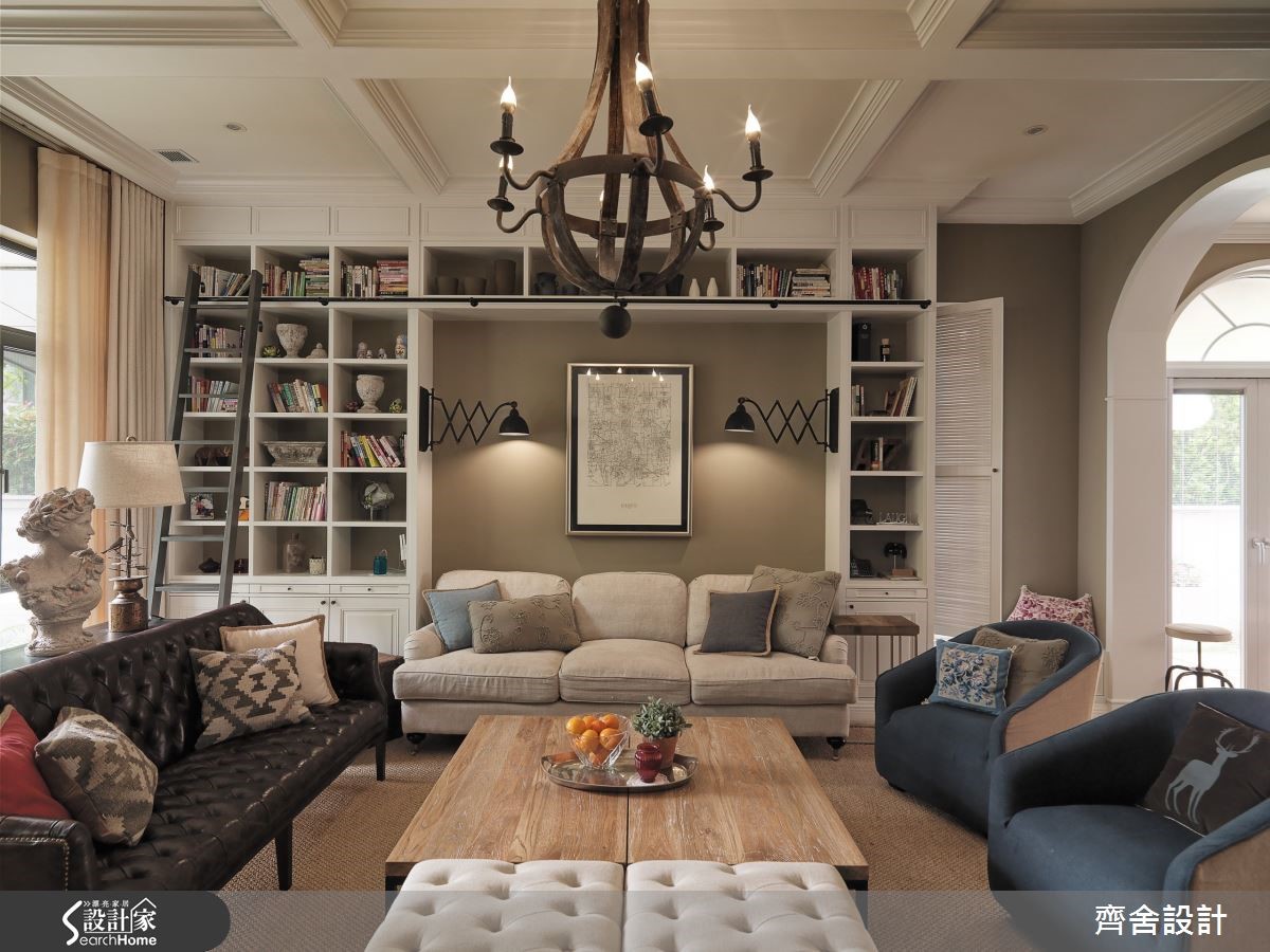 注入弧形门斗与色彩，经典美式宅好唯美