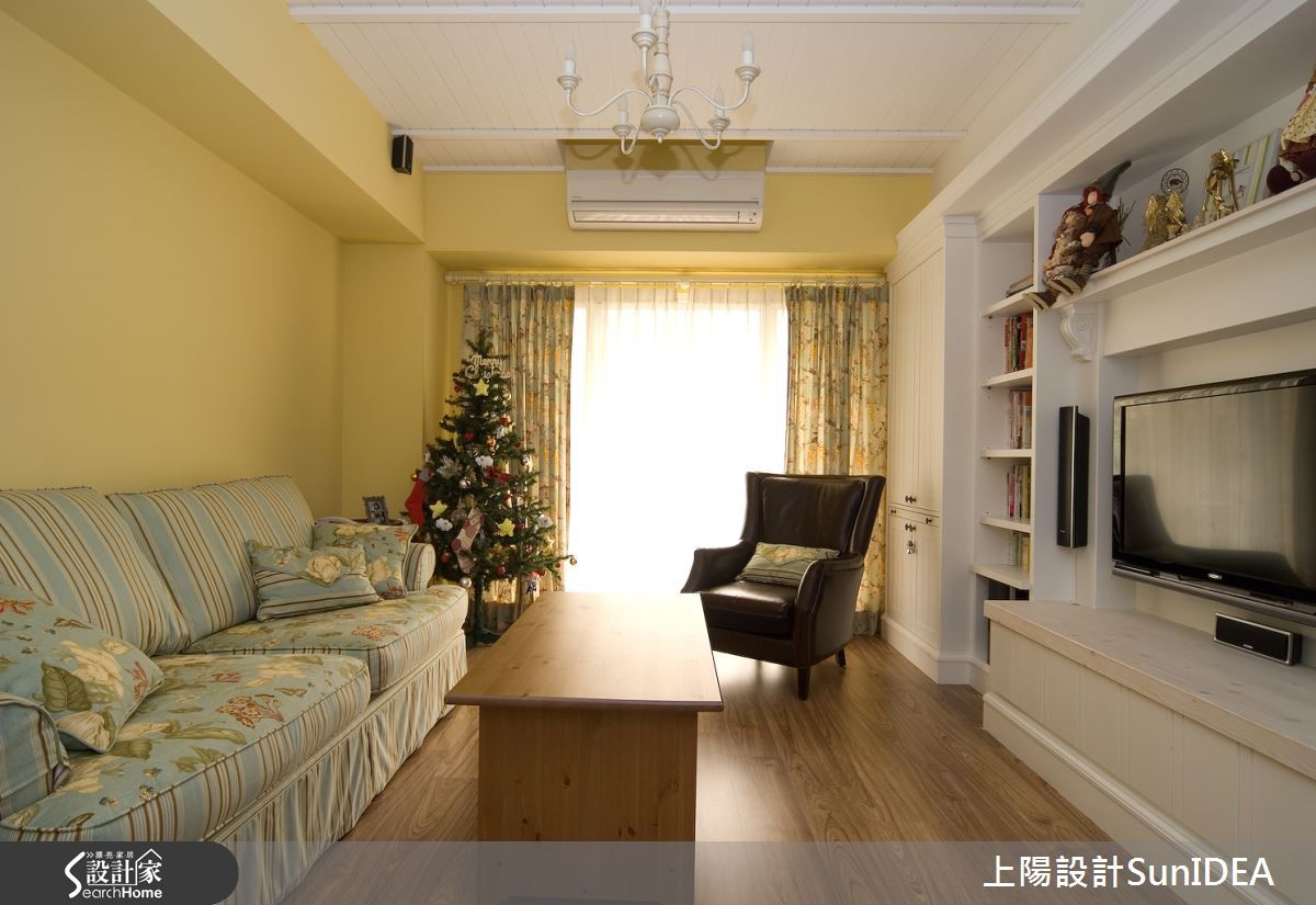 以温暖色彩打造缤纷乡村风居宅