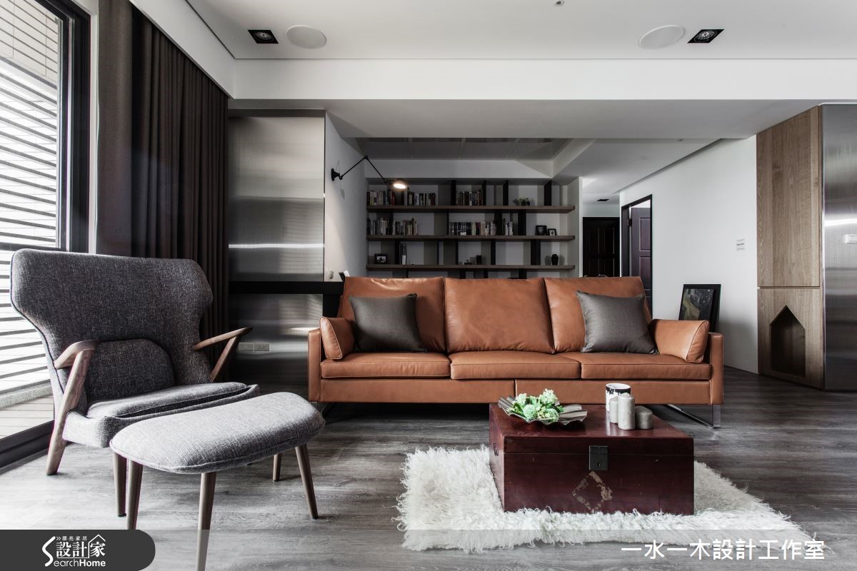 立体木质墙吸人眼球，现代人文宅丰富视觉