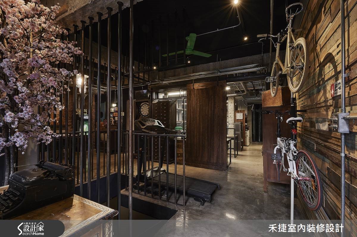 仿旧和裸墙设计，老屋变身工业风写字楼