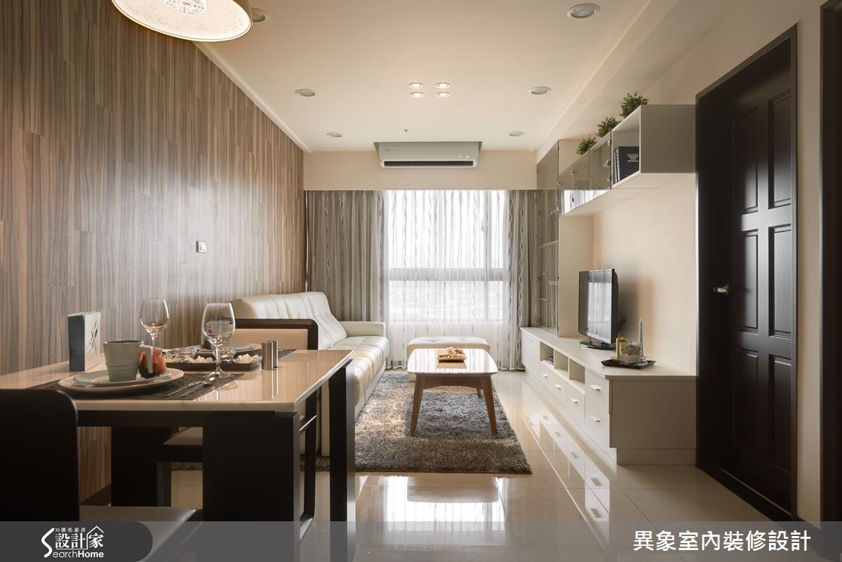 调整隔断，巧用拉门，小户型也开放阔容