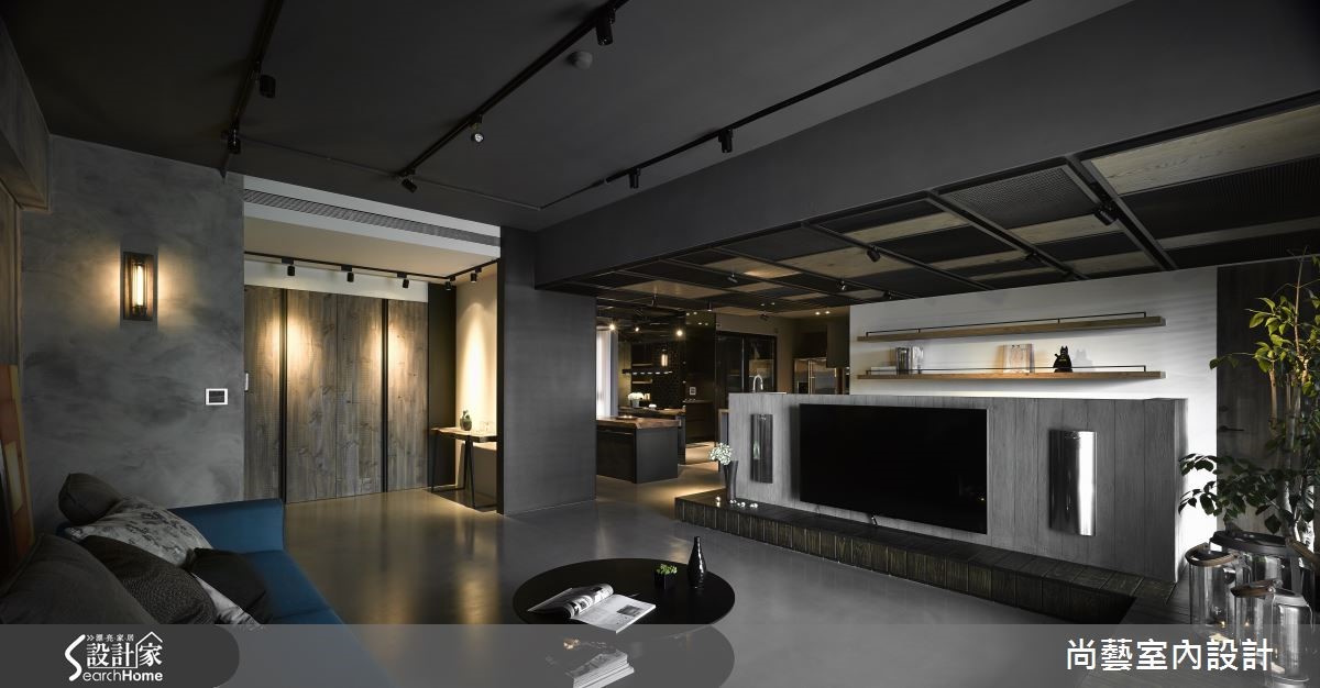 善用自然材质的原味，打造粗犷工业宅魅力