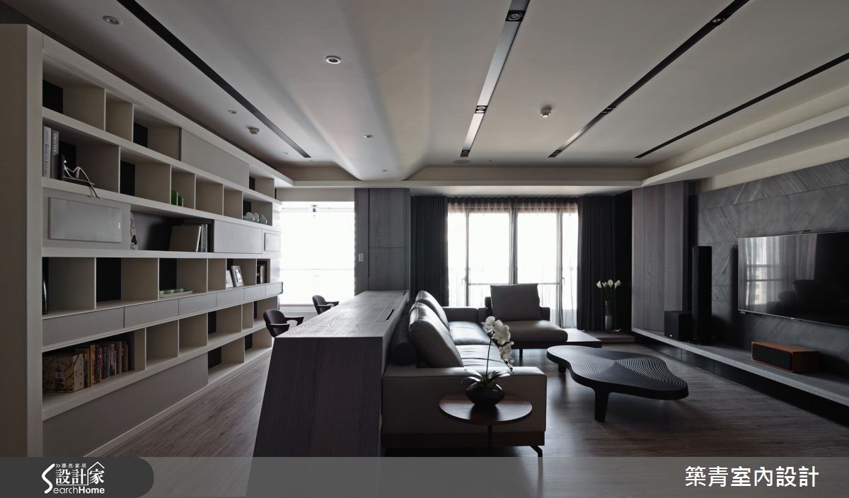 低彩运用，黑白灰三色造高冷北歐宅