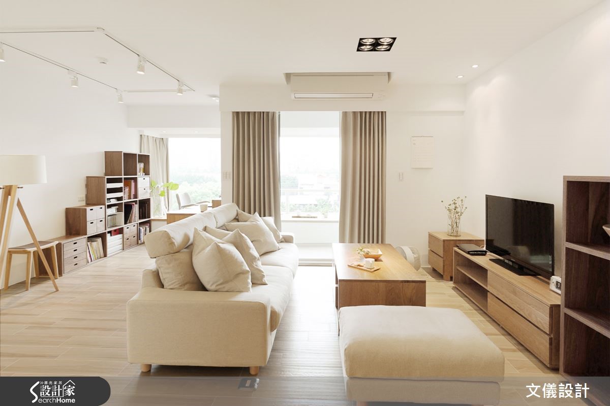 浅色调与移动式家具，享受氧气系轻暖宅