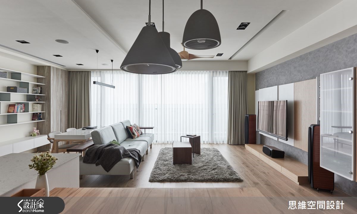 巧用简约俐落木线条，呈现治愈氛围居家