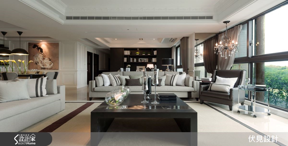 引景入室，以简约风格凸显户外景致