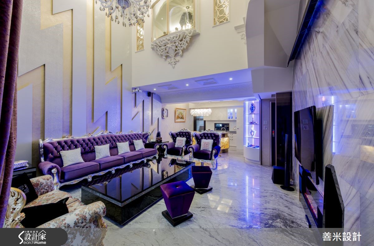 高贵不贵！人气爆棚的396平米紫色豪宅