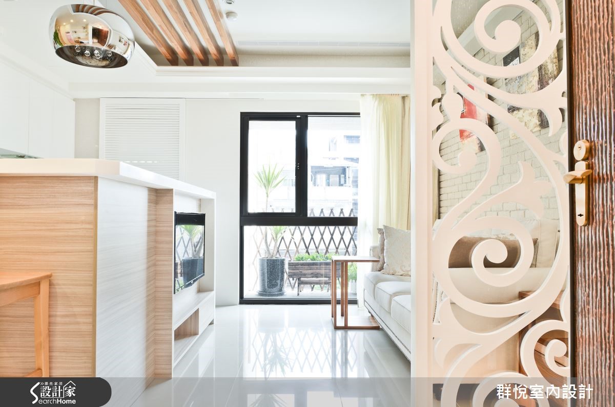 简单色彩加上整合机能，赋予小户型清新感