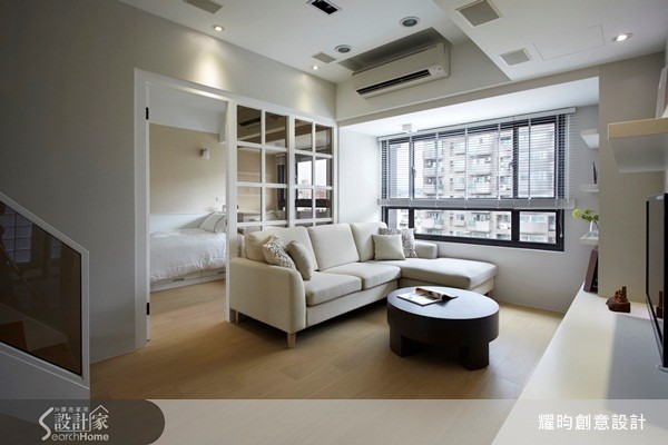 跃层当道！兼具美感及机能的66平美式宅