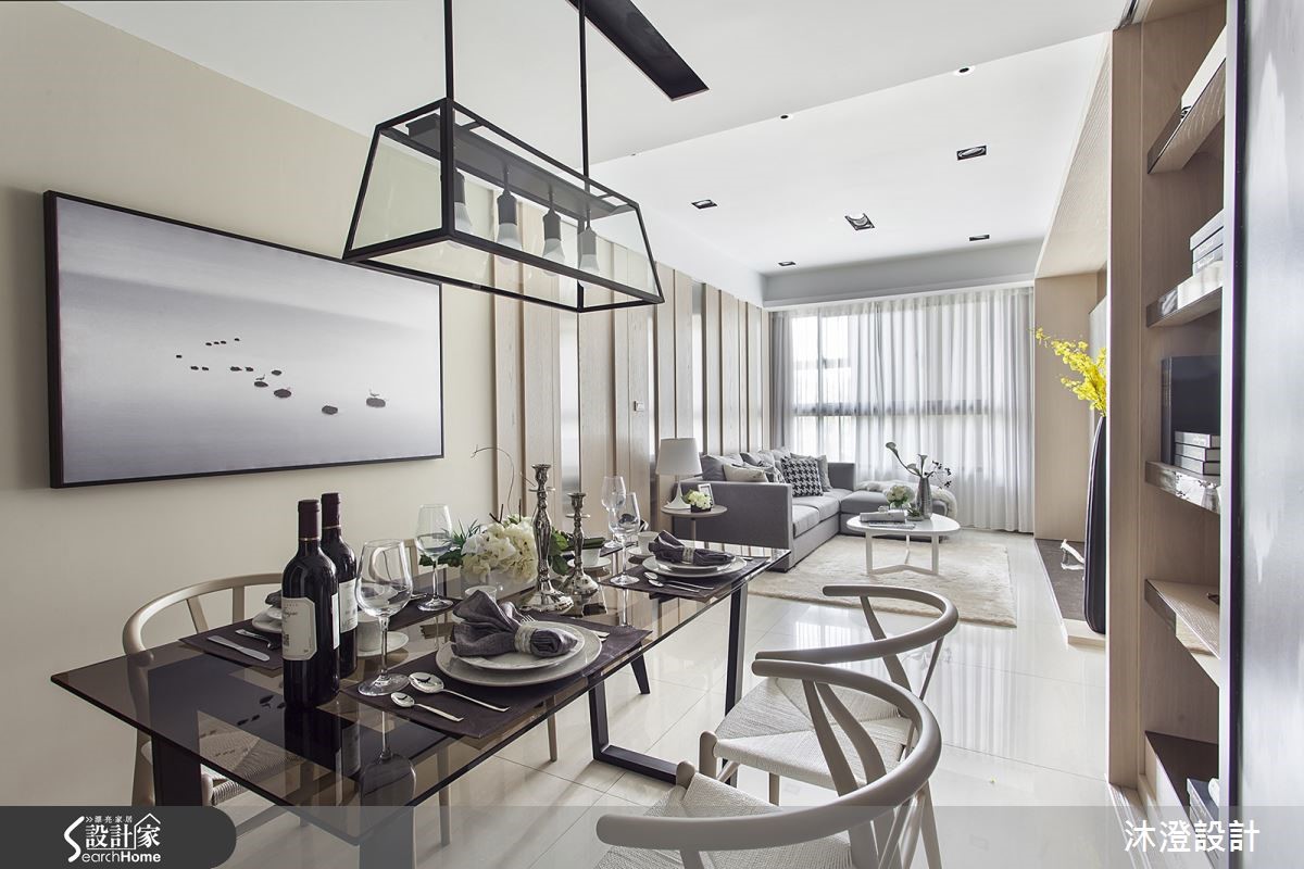 巧遮柱体视觉更开放！开阔简约宅这样造