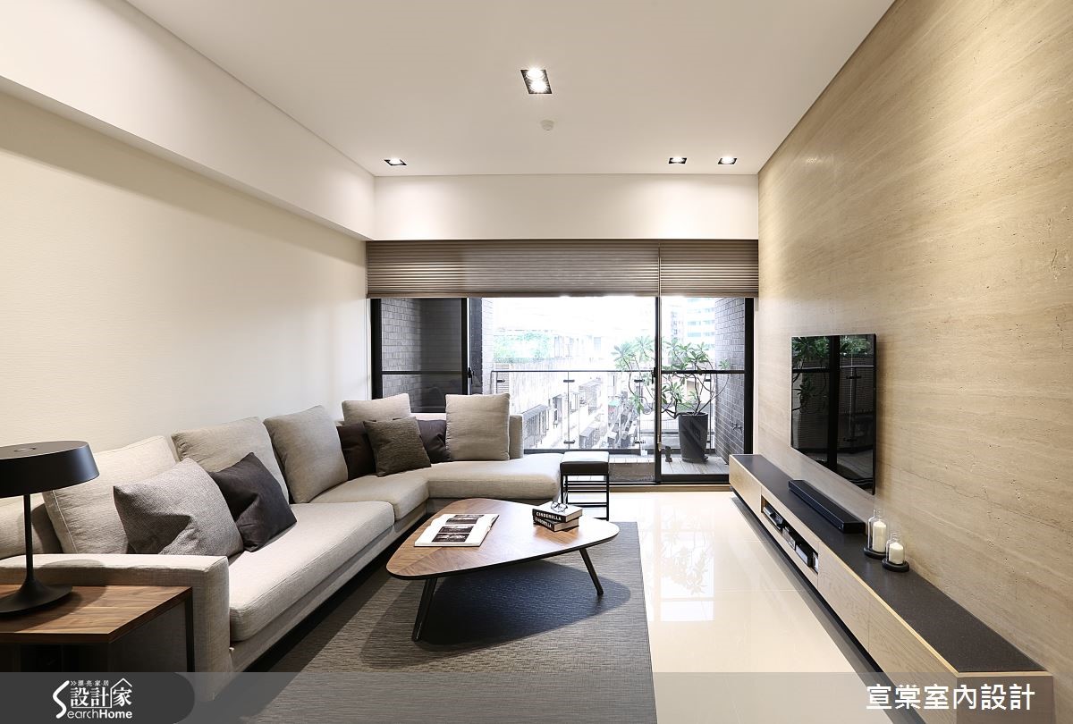 原色木石交错，造现代宅的疗愈氛围