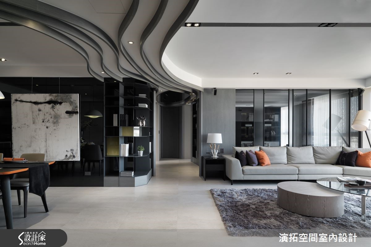 用河流串起家，书写215平现代宅故事