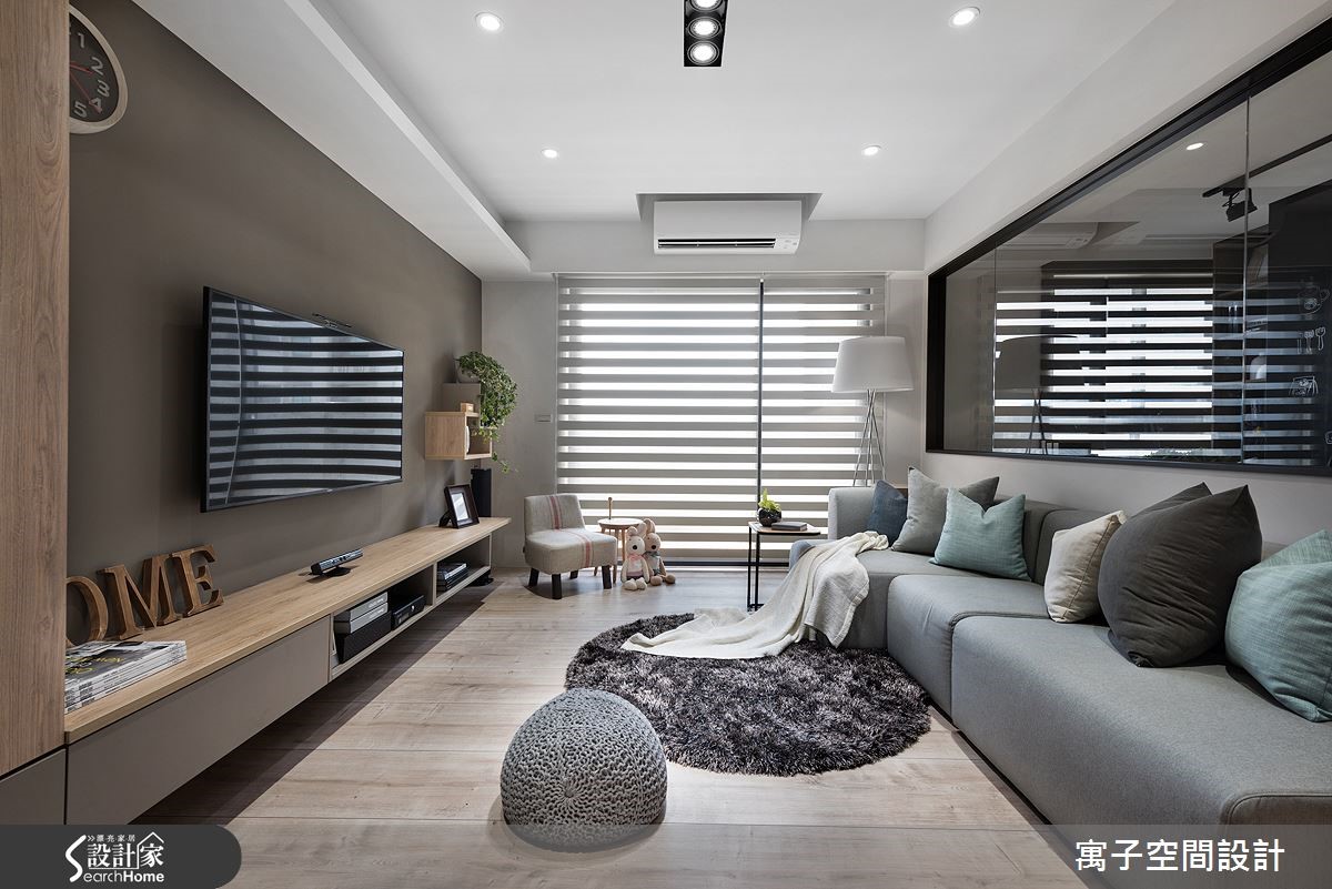 通透隔断扩容视觉，变身自然休闲宅 