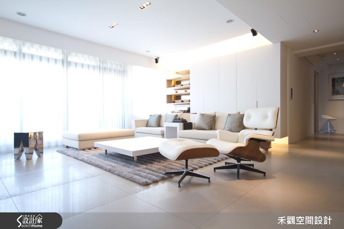 空间留白点缀温暖木作，造清新感住家