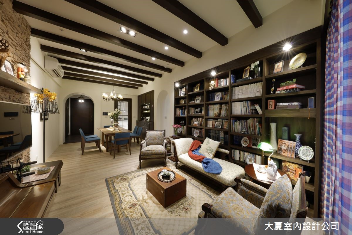 乡村格栅和配古典家具，打造优雅英式宅