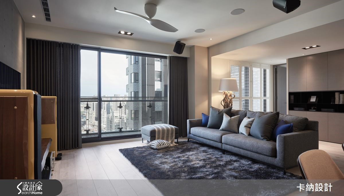 留白设计简化视觉，有质有量的现代美宅