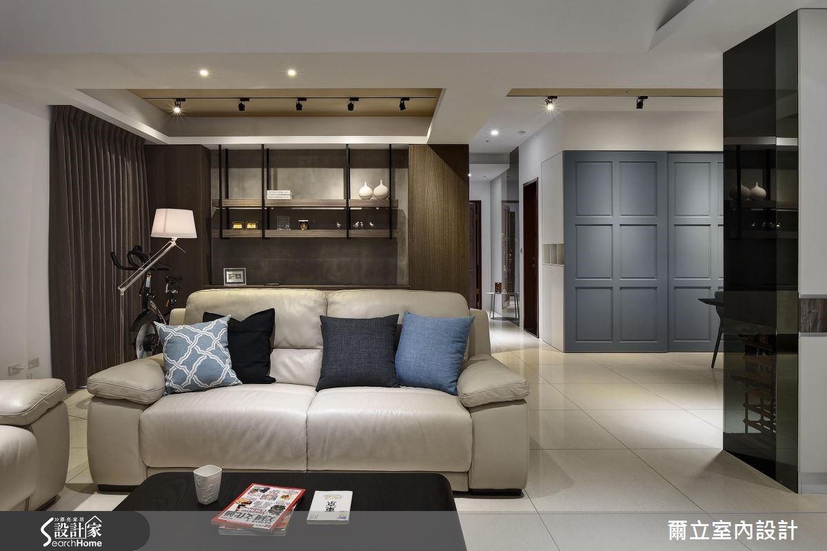 偏爱优雅时尚灰蓝！收藏现代宅的深度品味