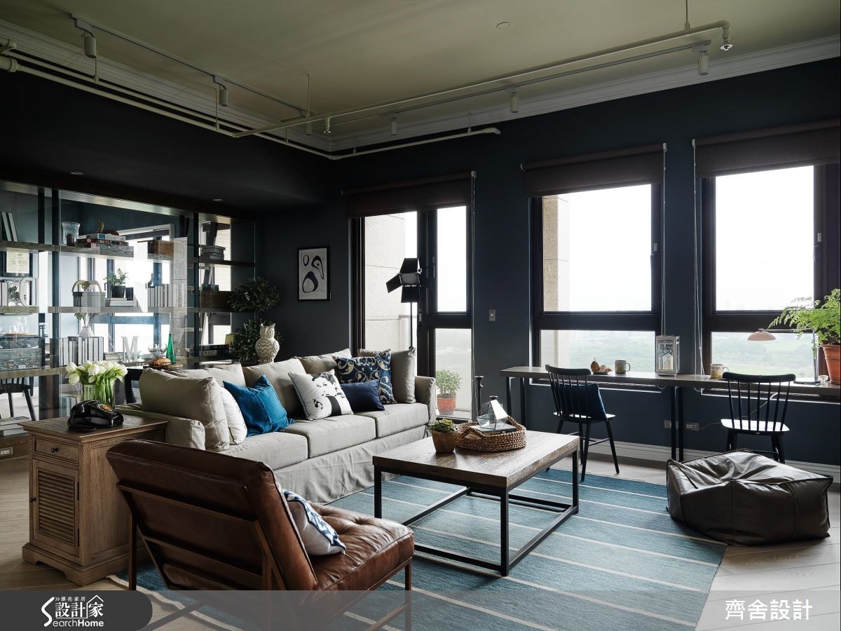 注入沉稳灰蓝，教人怦然心动的北欧新婚宅