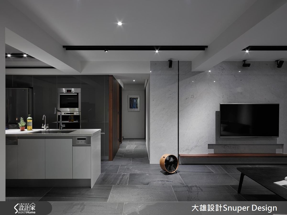 灰质现代宅，让165平老屋蜕变新生