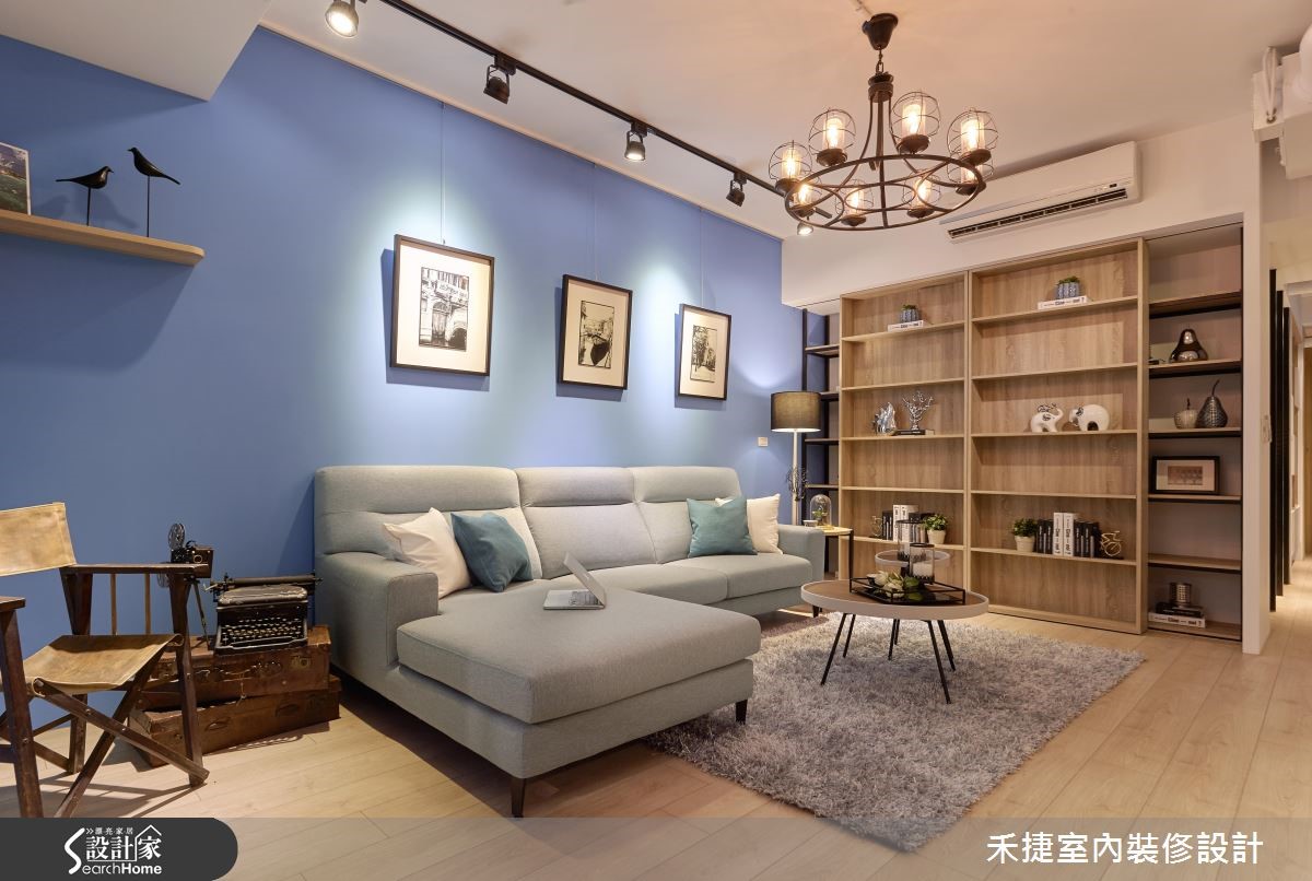 注入淡雅木纹，长型老屋转型清爽工业宅