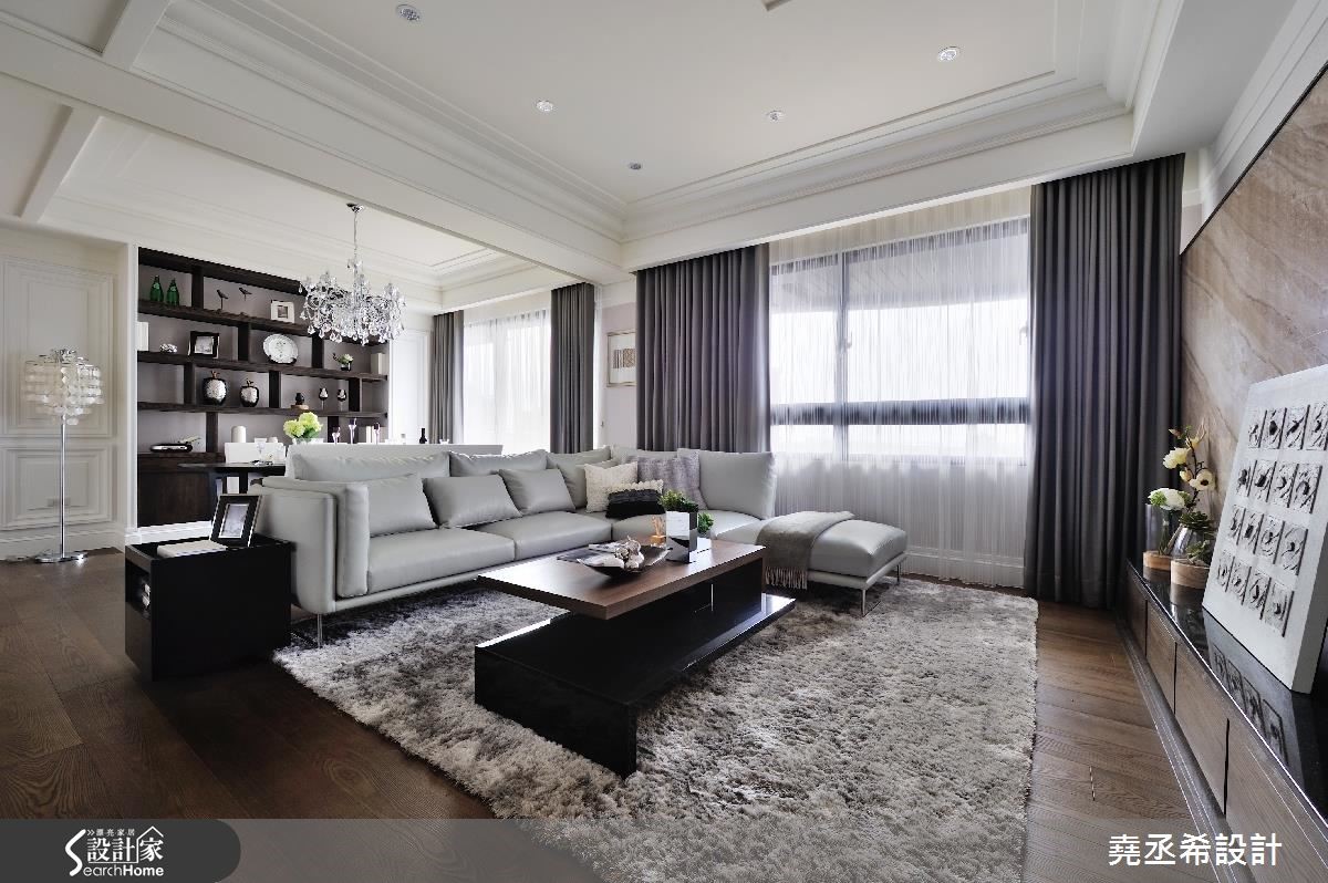 开放格局扩展视野，造美式小豪宅