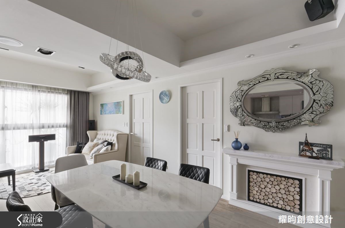 以白色为基底，营造宁静氛围的美式居家