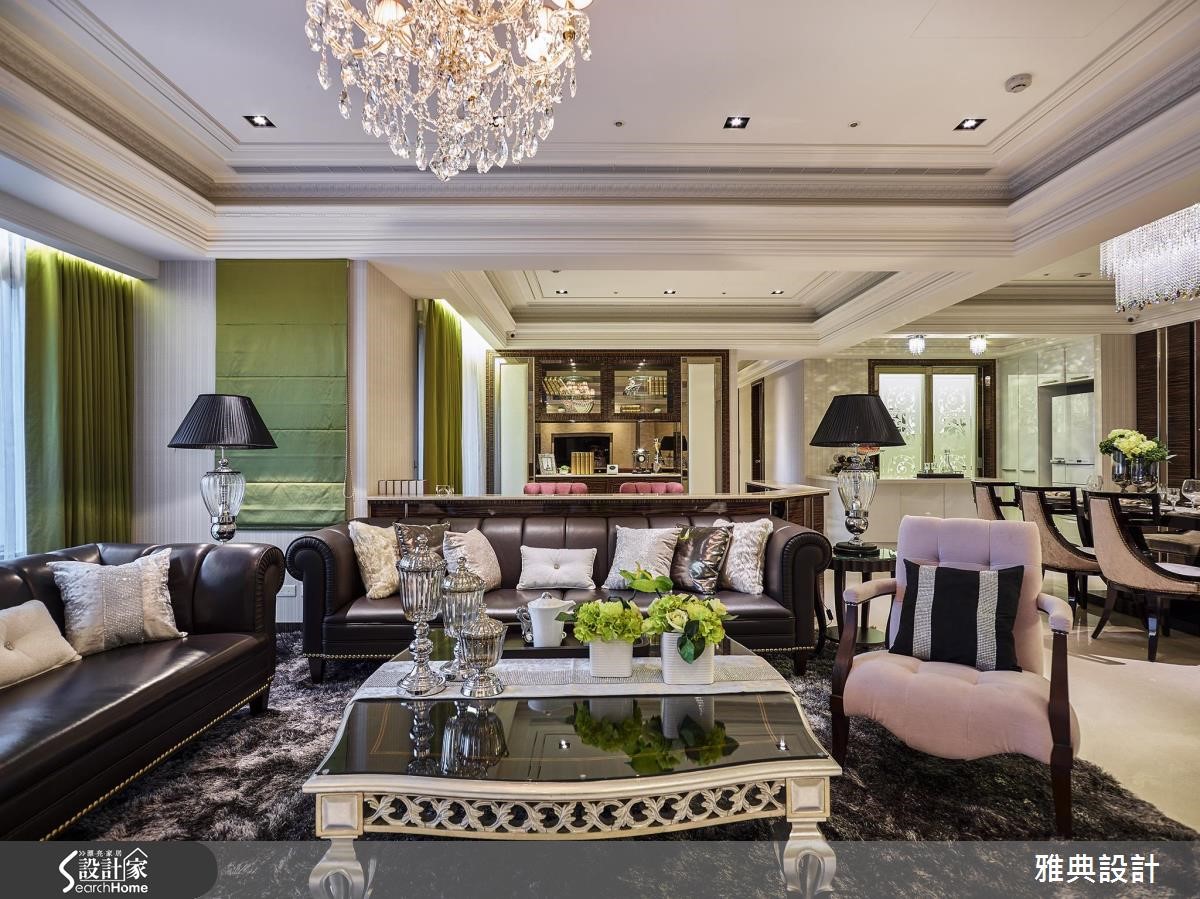 古典线板和轻奢石材，住进欧式宫廷风的家