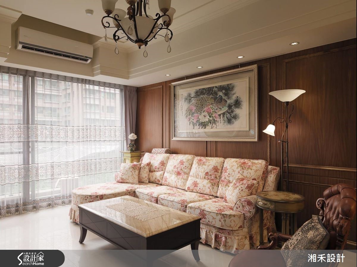 混搭中式元素，132平的古典风单身宅