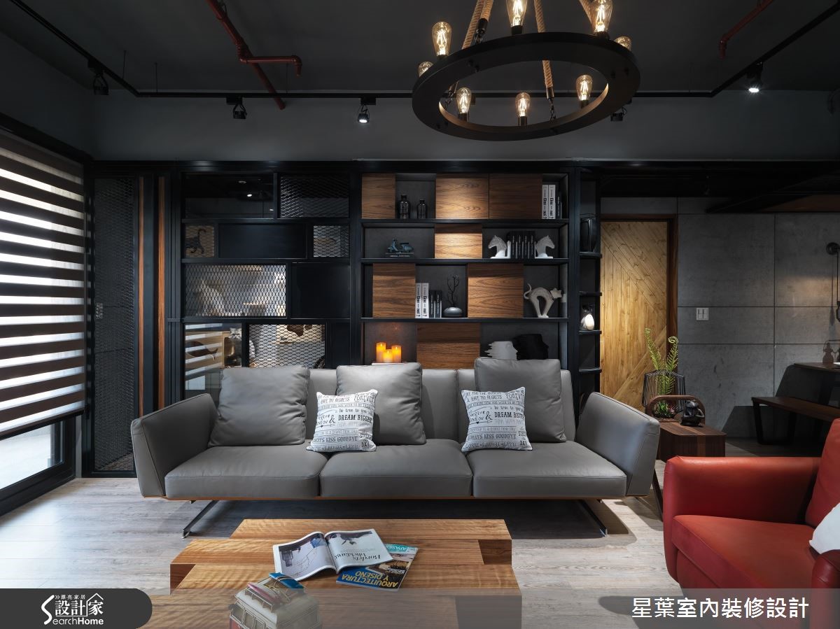 工业风搭配木质纹理，打造温润宠物宅