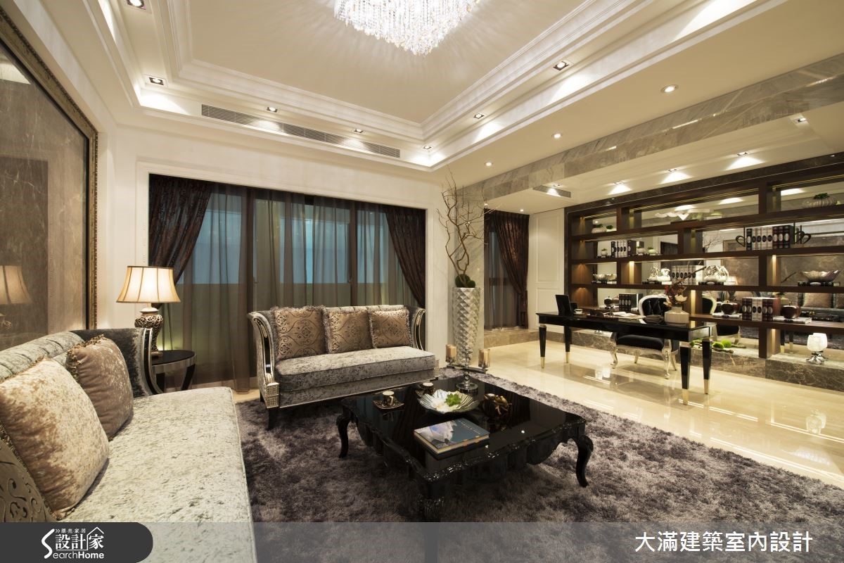 大宅里的华丽盛宴，284平新古典居家