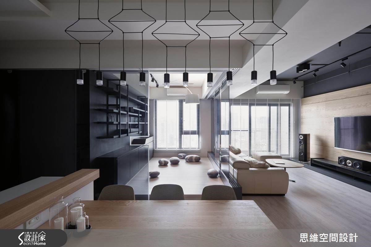 拉开L型玻璃门，多元机能的无边界空间