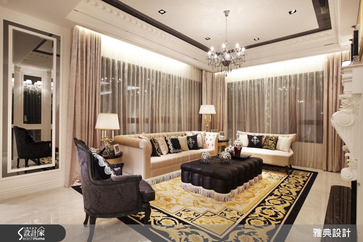 融入巴洛克设计，造女王范十足的新古典宅