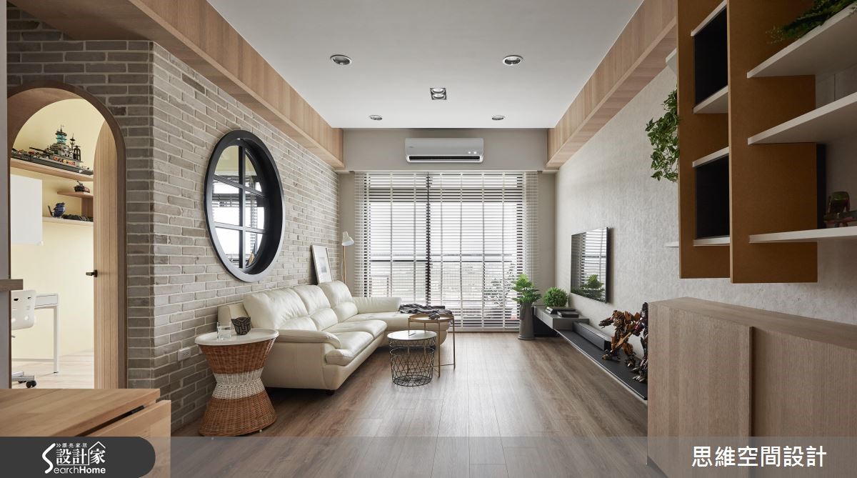 文化石镶拱门圆窗，堆砌小家庭的童话堡垒