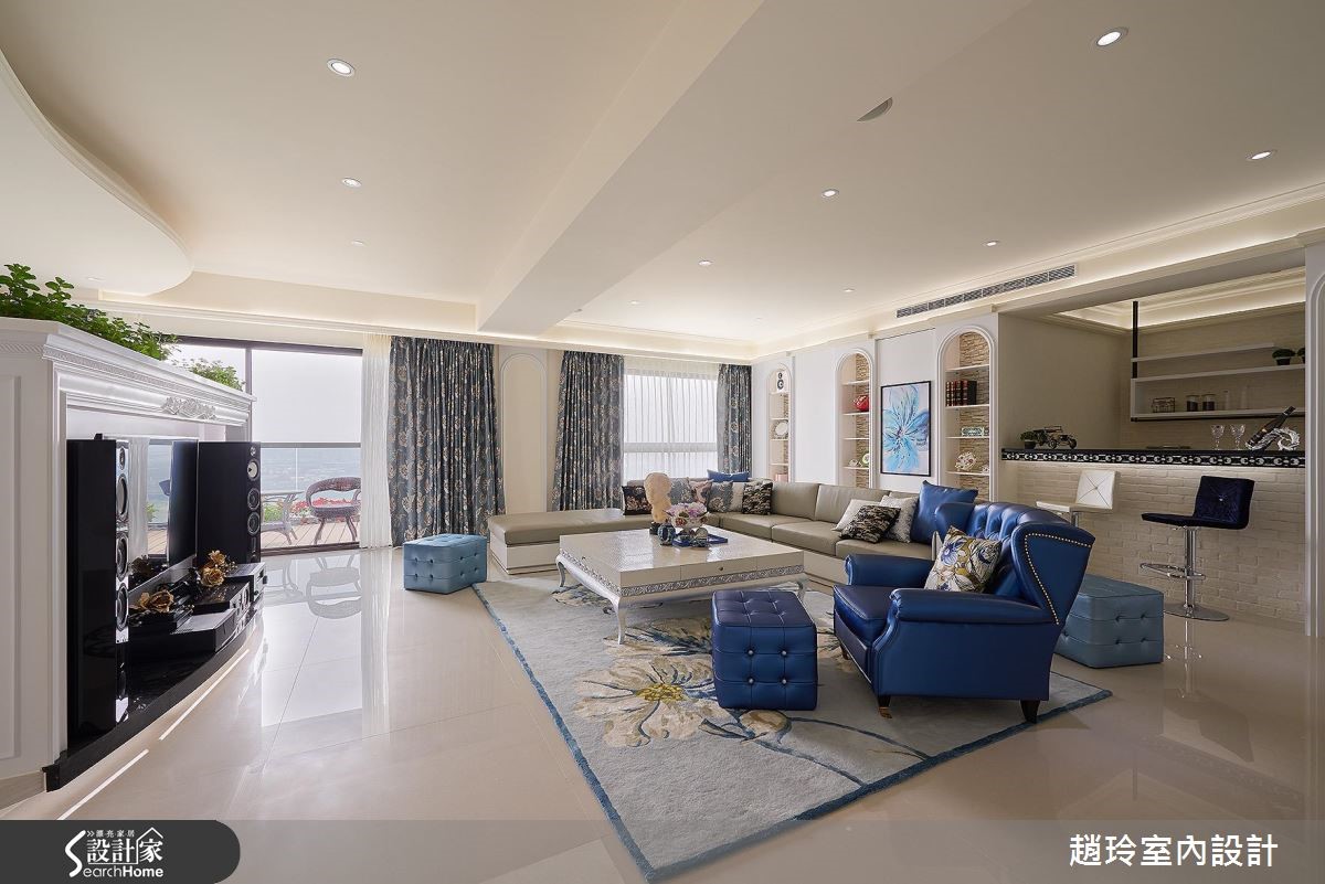 满足机能、动线与美感的新古典大宅