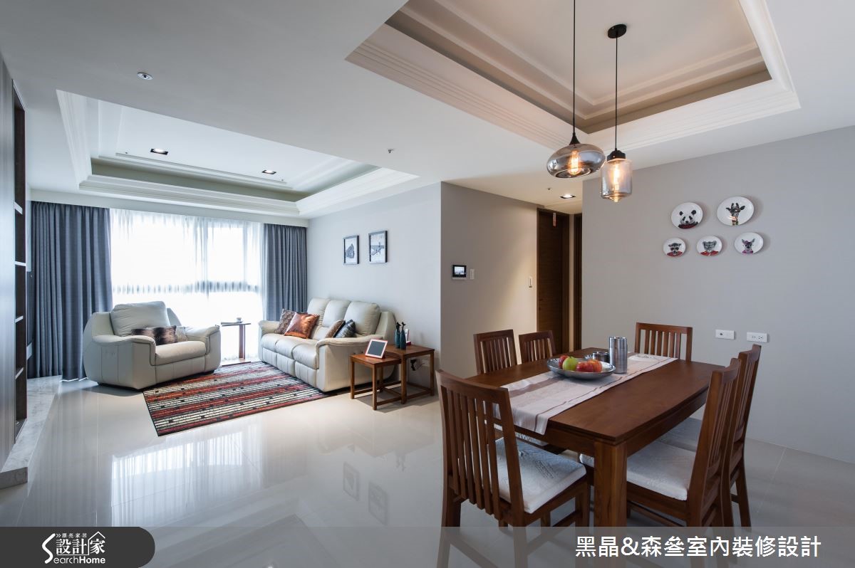 祖孙同乐，入住93平古典与现代风混搭宅