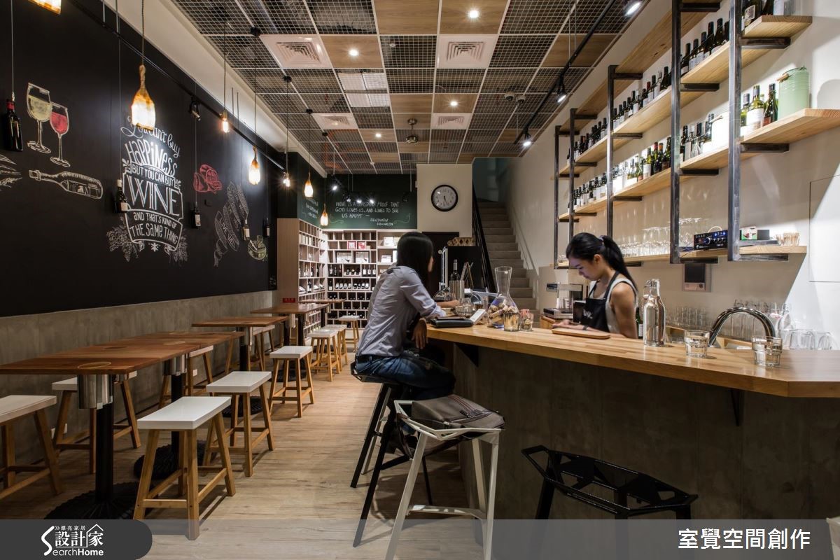 涂鸦墙、高挑感，释放餐酒馆工业风魅力