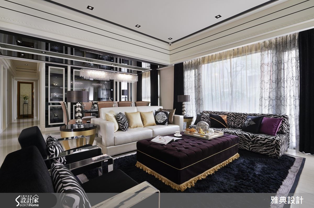 高冷黑白色调，打造时尚贵气范