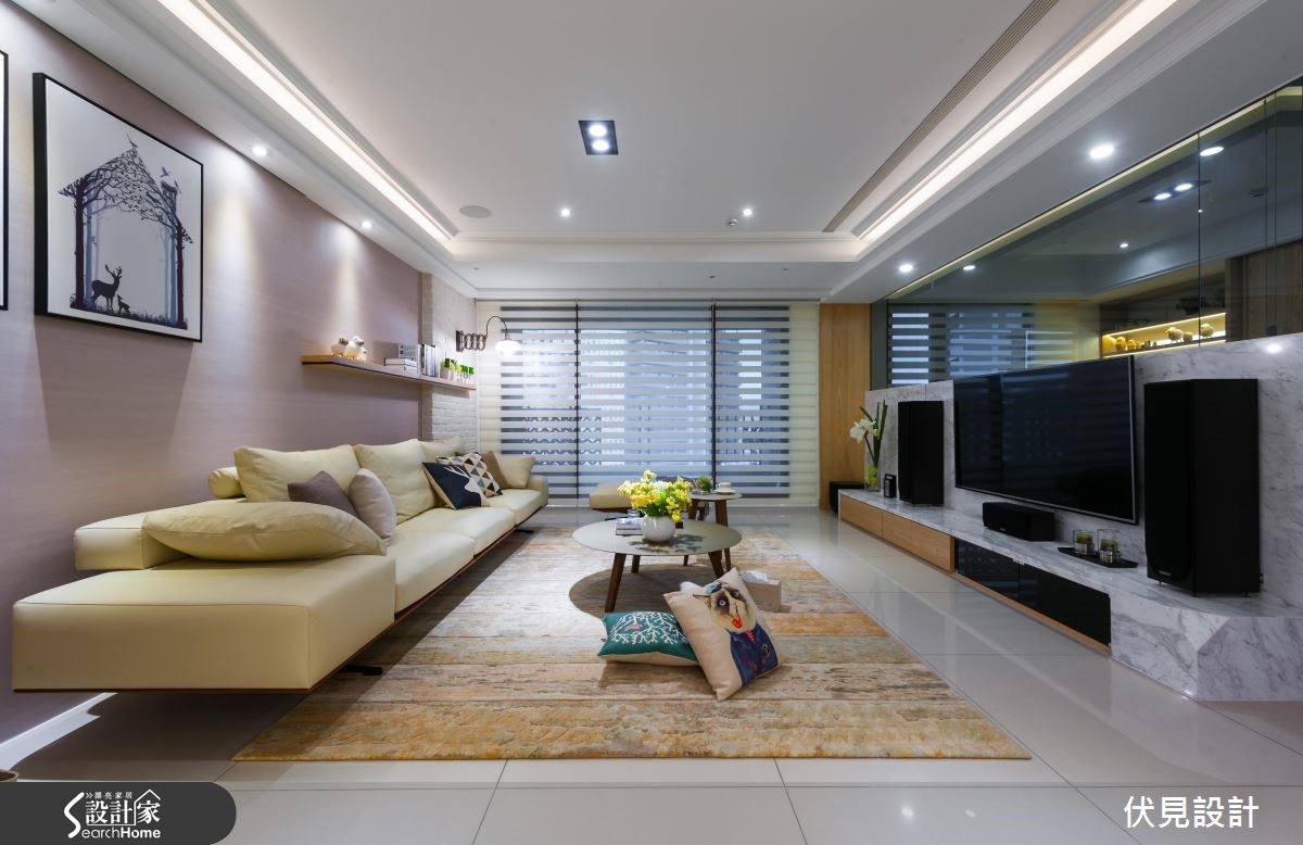 善用材质和色彩，一次纳进北欧与美式风 