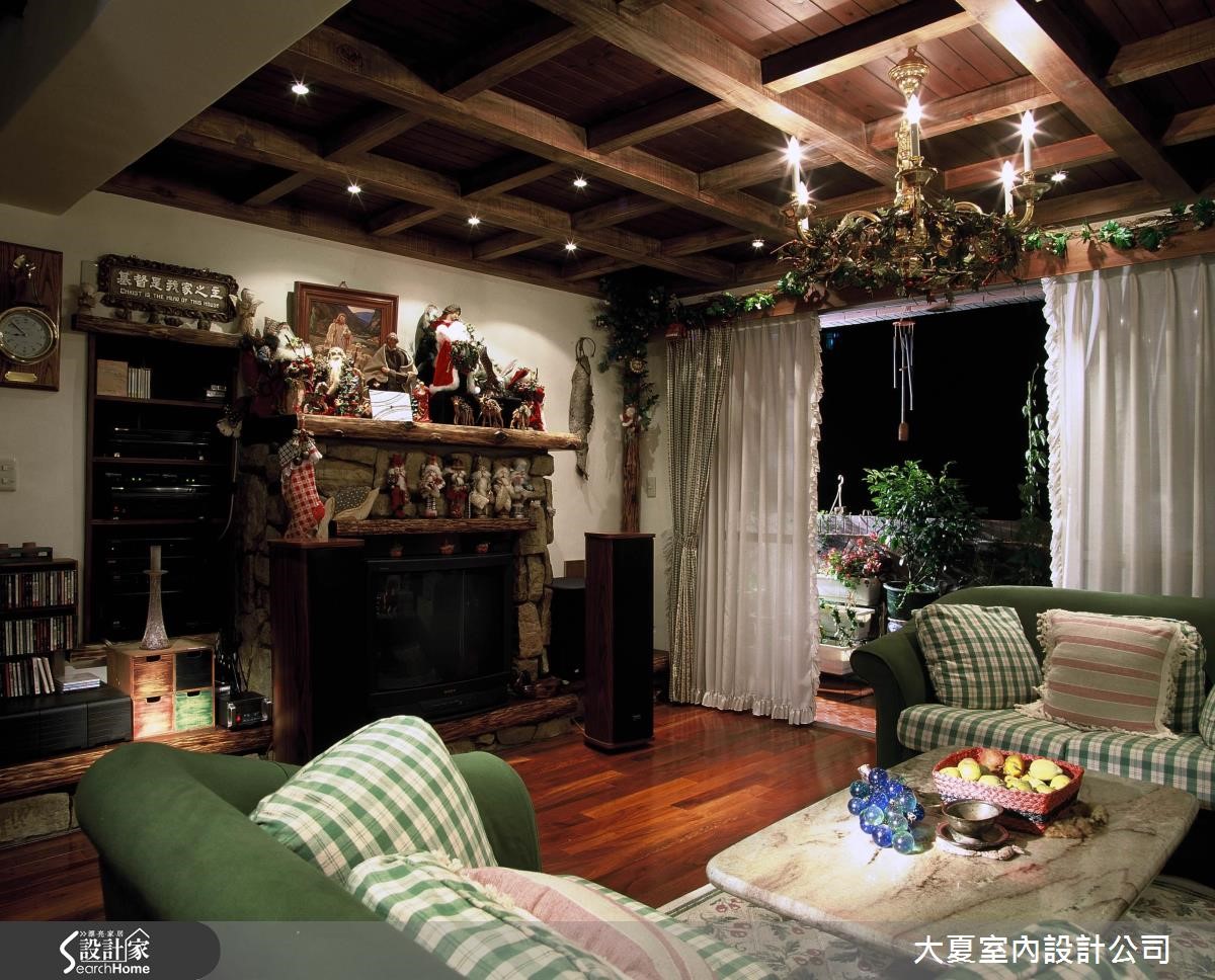 原木质感的摆件空间，居宅注入温馨乡村风